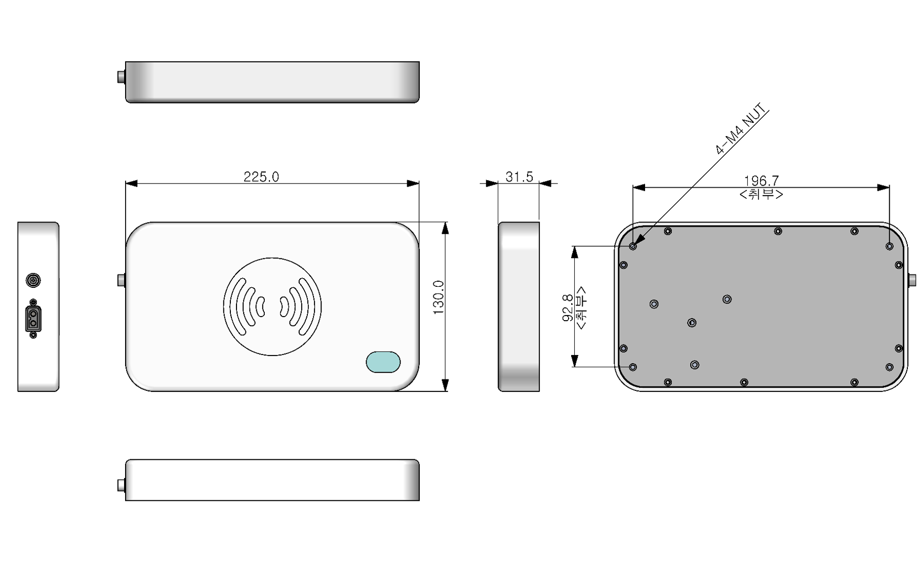 AGV와 AMR 로봇에 적용되는 500W급 무선충전기,AGV 무선충전, AMR 무선충전